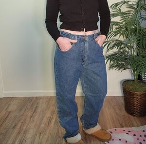 L.L. Bean Flannel Lined Comfort Waist Jeans